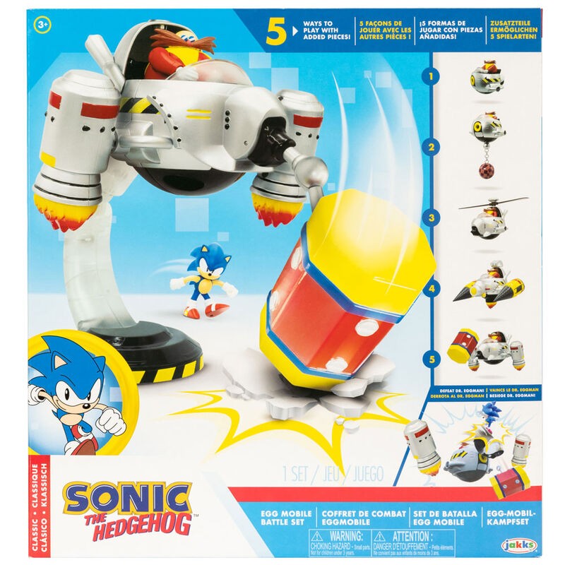 Sonic The Hedgehog Egg mobbile battle set