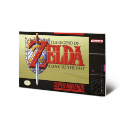 SUPER NINTENDO - Wood Print 20x29.5 - The Legend of Zelda