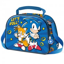 3D Lets Roll Sonic The Hedgehog Lunch bag