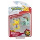 Pokémon - Pack 2 Battle Figurine - Christmas Edition Pack: Pikachu & Bulbasaur 5 cm