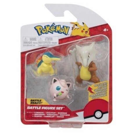 Pokémon - Pack 2 Battle Figure - Christmas Edition Pack: Pikachu & Squirtle 5 cm