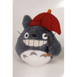 Plush Totoro Red Umbrella