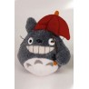 Plush Totoro Red Umbrella