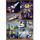 The Brave Fighter of Sun Fighbird Busou Gattai Fighbird Super Metal Action Evolution Toy