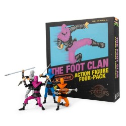 Teenage Mutant Ninja Turtles BST AXN Action Figure 4-Pack Foot Soldiers