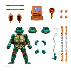Teenage Mutant Ninja Turtles Ultimates Action Figure Warrior Metalhead Michelangelo