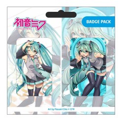 Hatsune Miku Pin Badges 2-Pack Set D