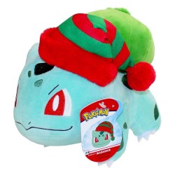 Plush Winter Bulbasaur  with Christmas Hat