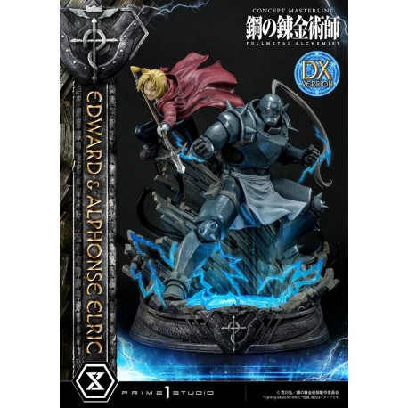 Fullmetal Alchemist Statue 1/6 Edward & Alphonse Elric Deluxe Version 56 cm