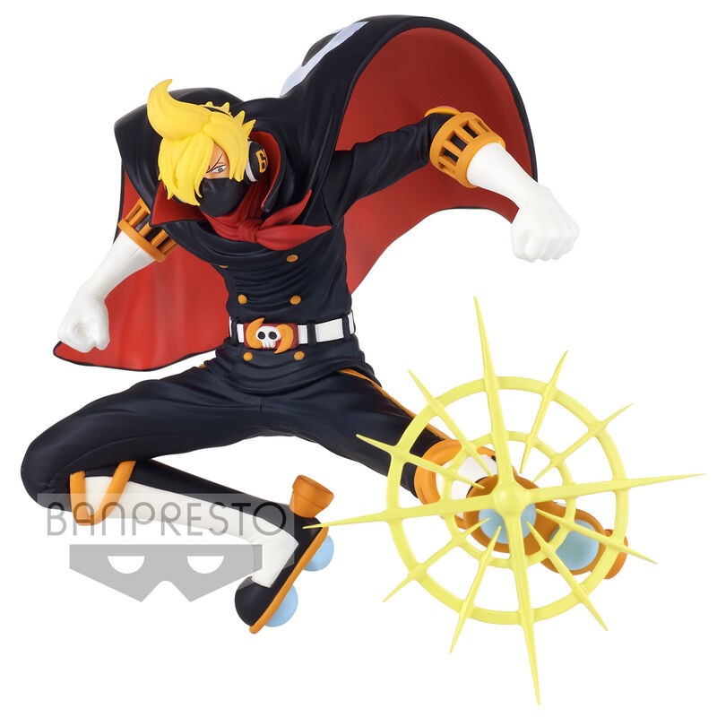 One Piece Sanji Osoba Mask Battle Record Collection com 13 cm