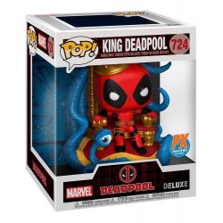 Funko Pop! Deluxe Marvel Heroes King Deadpool on Throne Vinyl Figure